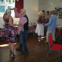 People dancing inside