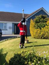 Scarecrow in garden